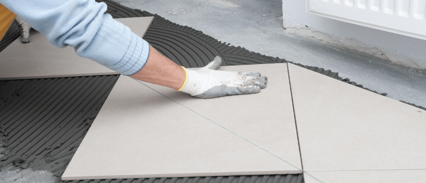 how to correct slope in bathroom floor
