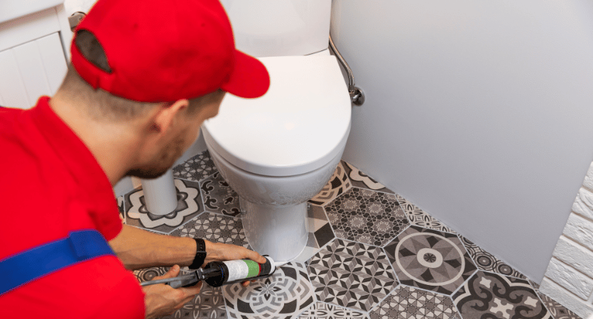 How To Apply Caulk Around Your Toilet Base